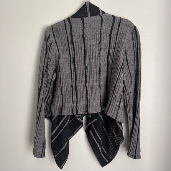 Igor Dobranic Jacket Gauzy Artsy Cardigan Safety Pin Closure Wool Cotton “Bells” - Picture 5 of 7